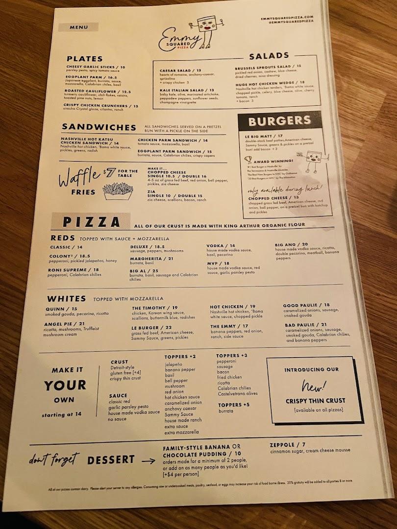 Emmy Squared Pizza: Green Hills